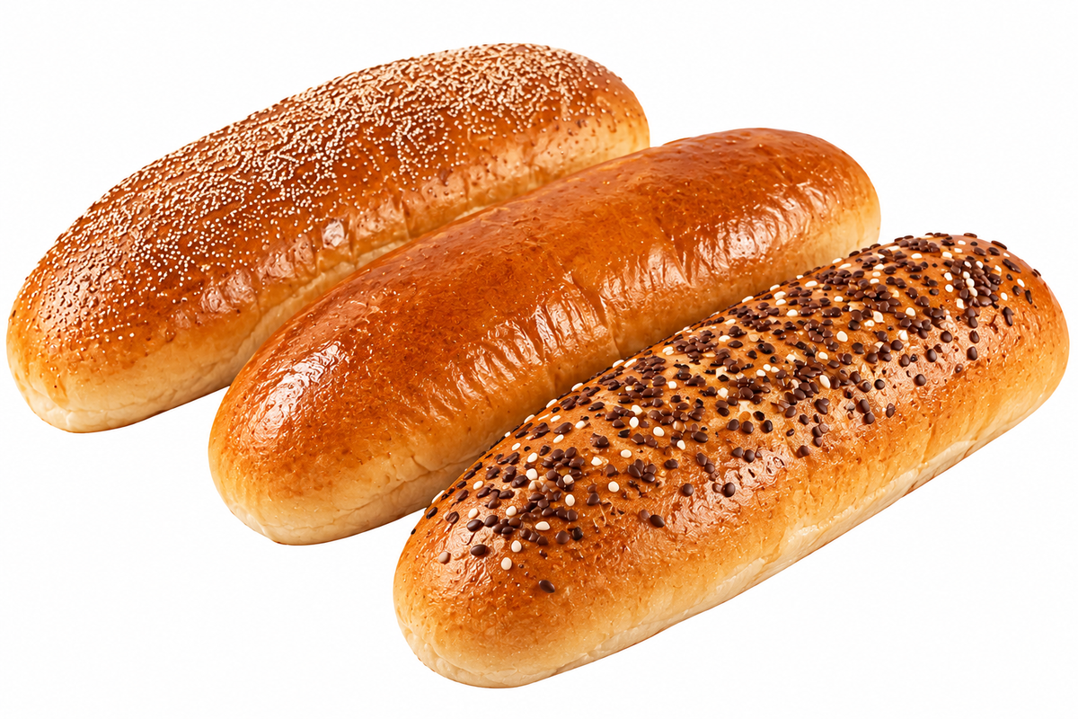 Premium Hot Dog Buns (Pack of 6)
